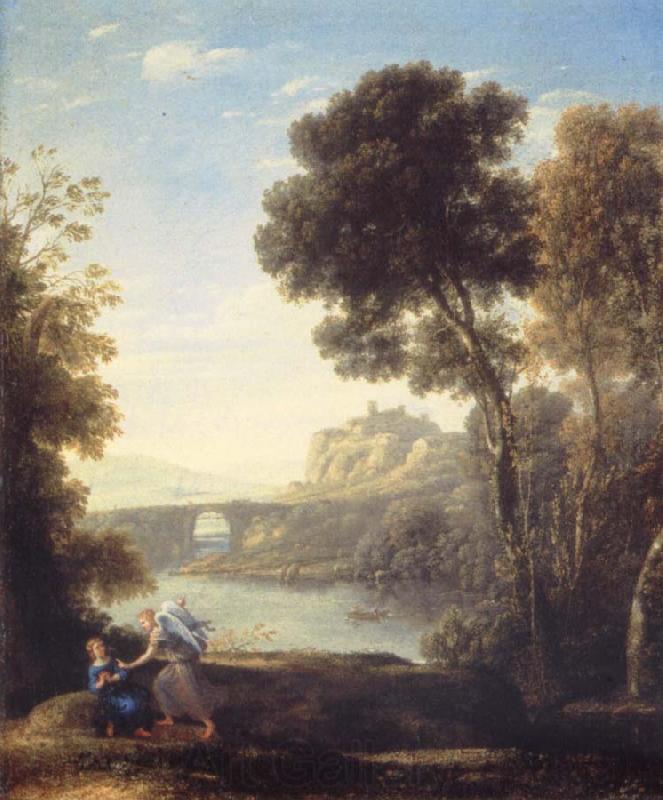 Claude Lorrain Landscape with Hagar and the Angel